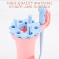 thumbnail image 4 of WHAMVOX 1Set Portable Hand Diy Knitting Tools Blue Pink Square Shape For Diy Accessory And Knit Craft Projects, 4 of 8