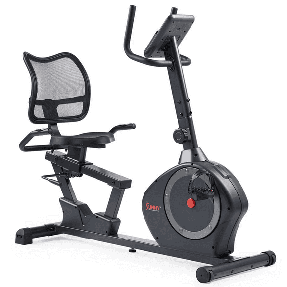 Sunny Bicicleta reclinada magnética inteligente, resistente, capacidad de peso de 350 lb SF-RB424002