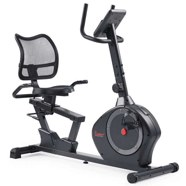 Sunny Bicicleta reclinada magnética inteligente, resistente, capacidad de peso de 350 lb SF-RB424002
