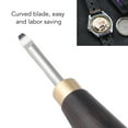 thumbnail image 4 of 3mm Watch Case Opener Pry Tool Stainless Steel Blade Beech Wood Handle for Battery Replacement, Back Cover Remover, 4 of 7