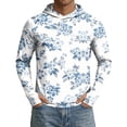 thumbnail image 2 of Sun Hoodie Mens Long Sleeve Athletic Workout Tops Rash Guards Hiking Running Swim Athletic Workout Shirt, 2 of 6