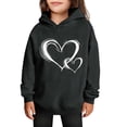 thumbnail image 1 of Sudaderas con capucha para niños y niñas, sudaderas casuales de manga larga, lindas sudaderas de gran tamaño con bolsillo de polar, chaquetas para niñas, 1 of 4