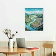 thumbnail image 2 of Nawypu Reykjavik Iceland Vintage Travel Posters Snow Mountain for Bedroom Wall Decor Canvas Wall Art, 2 of 4