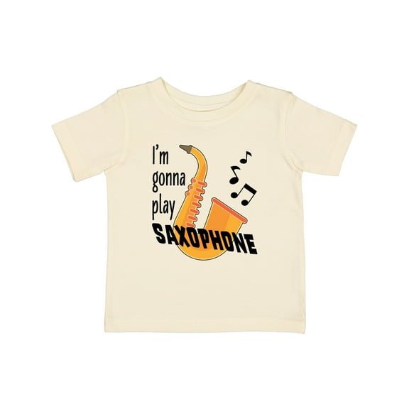 Inktastic I'm Gonna Play Saxophone- Music Boys or Girls Baby T-Shirt