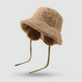 thumbnail image 2 of QASIEATN Women's Everyday Wear Accessories Winter Bucket Hats for Women Cold Weather With Ear and Fuzzy Fisherman Hat, 2 of 3