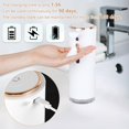 thumbnail image 4 of Automatic Soap Dispenser  Rechargeable Touchless Foaming Soap Dispenser  Hand Free Automatic Sensor Soap Dispenser for Bathroom Kitchen Countertop  White  300ml / 10.2oz, 4 of 8