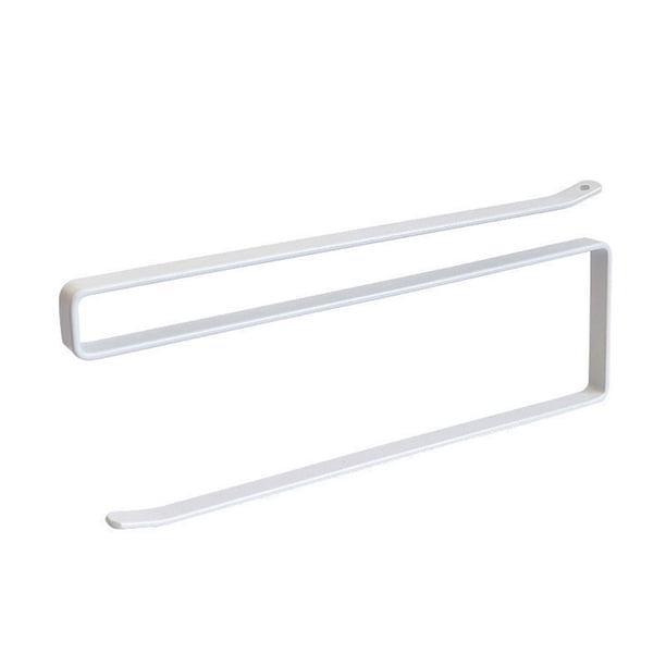 Inteprter Portarrollos de papel de acero al carbono para colgar, reemplazo de Color sólido, toallero de cocina para el hogar, estante para pañuelos de Organizadores de utensilios de cocina Blanco Inteprter HA082327-01