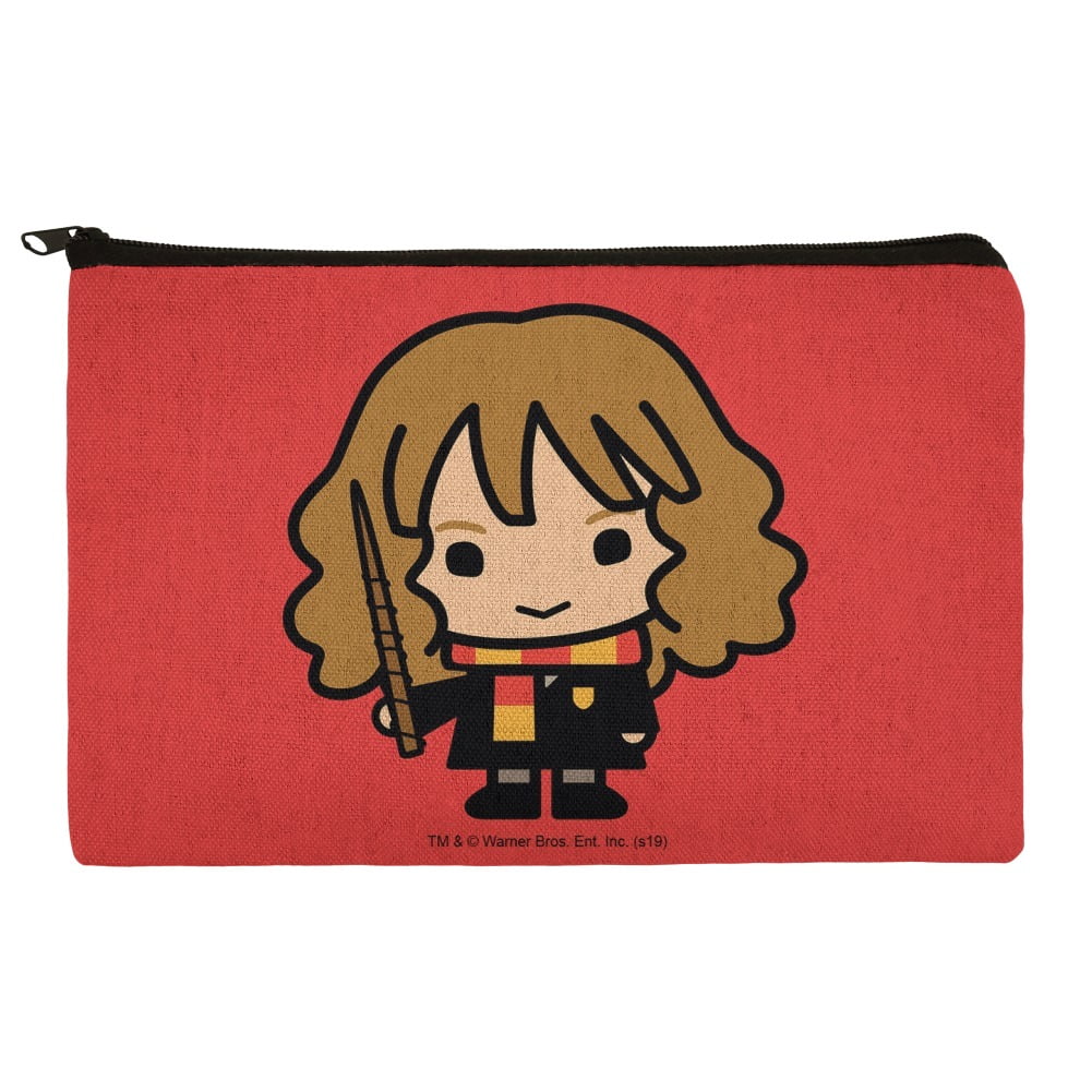 Harry Potter Cute Chibi Hermione Character Pencil Pen Organizer Zipper Pouch Case