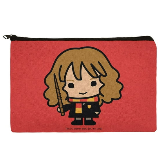 Harry Potter Cute Chibi Hermione Character Pencil Pen Organizer Zipper Pouch Case
