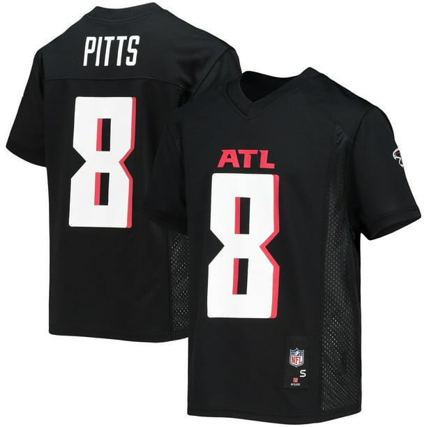 Youth Kyle Pitts Black Atlanta Falcons Replica Player Jersey