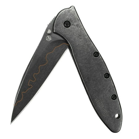 Kershaw 1660cb Leek Kershaw Composite BlackWash Leek Pocket Knife (1660CBBW); 3