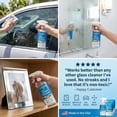 thumbnail image 2 of Truly Free Natural Glass Cleaning Kit - removes dust and debris, provides a sparkling clean for windows and glass surfaces in homes, offices, and garages, includes a 16-ounce reusable bottle + two re, 2 of 4