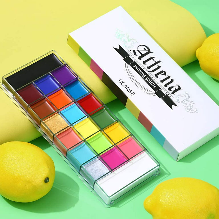 UCANBE Athena Painting Palette 20 Colors Professional Face Body