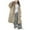 Khaki, variant on Big Girls Long Trench Coat Oversized Open Front Cardigan Coat Snap Zip Up Fall Windbreaker Jacket with Pockets (14 Years, Khaki)