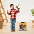 thumbnail image 3 of Flooyes Kids Boys Tool Set,STEM Education Learning Toys with Tool Box for Toddlers Ages 3-6, Birthday Christmas Gifts for Boys.(Yellow), 3 of 6