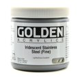 thumbnail image 5 of Golden Heavy Body Acrylic Paint - Iridescent Pearl (Fine), 32 oz Jar, 5 of 5