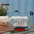 thumbnail image 6 of Glass Sail Boat Ship in a Bottle Sculpture,18X10X8cm,White, 6 of 6