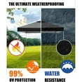 thumbnail image 3 of Naipo 10'x10' Pop up Tent with Sidewall,  Portable Outdoor Canopy,Sun & Rainy Use, Water Resistance, Foldable with Carry Bag, Black, 3 of 10