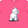 thumbnail image 4 of Inktastic Fluffy Butt Westie Youth T-Shirt, 4 of 5