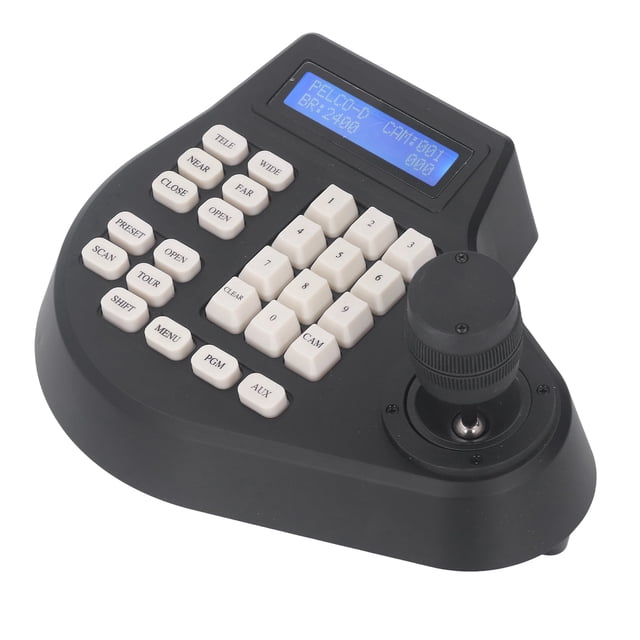Controlador De Teclado PTZ Analógico, Interfaz De Bus RS485 Controlador De Teclado Panorámico E Inclinable Fuerte Escalabilidad 100-240 V Para De Monitoreo De Seguridad