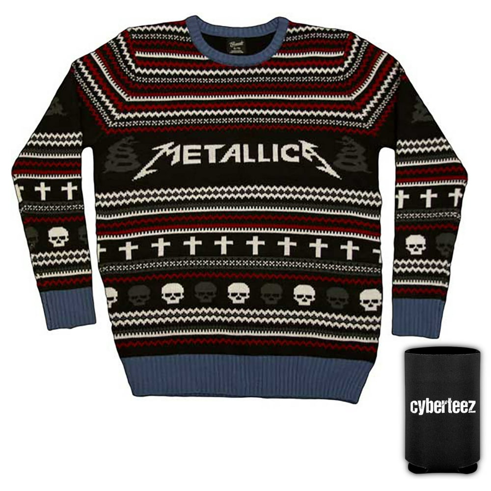Ugly Christmas Sweater Metallica Logo Limited Edition + Coolie (S