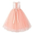 thumbnail image 2 of Ekidsbridal Lace Tulle Tutu Flower Girl Dress Junior Bridesmaid Pageant Ballroom Gown 188 4, 2 of 3