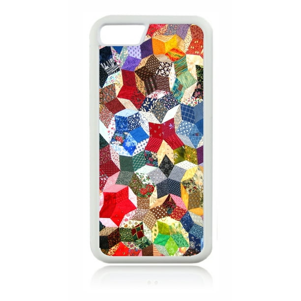 Quilted Quilt Pattern Print Design White Rubber Case For The Apple Iphone 6 Plus Iphone 6s Plus Apple Iphone 6 Plus Accessories Iphone 6s Plus Accessories Walmart Com Walmart Com