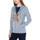 thumbnail image 1 of Lucky Brand Legacy Floral Graphic Sudadera con capucha para mujer, azul, mediano Lucky Brand Sudadera, 1 of 1