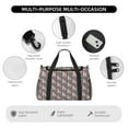 thumbnail image 4 of Easygdp Poodle Dog Bolsa de Gimnasio, Bolsa de Viaje Duffel, Bolsa de Fin de Semana con Compartimentos, Bolsa de Mano para Noche, 4 of 7