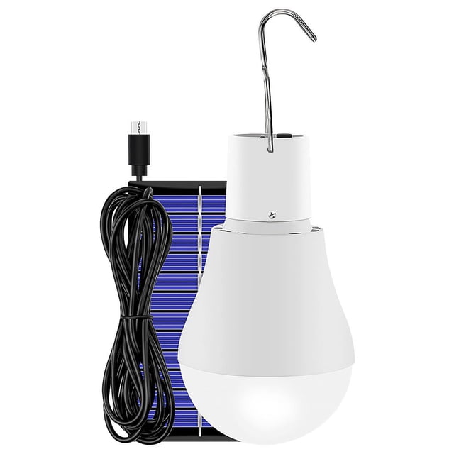 Toystoory Luz de plástico con energía Solar DC 5V 800mAh 56.32LM Carga USB Lámpara de 180 grados Herramientas de iluminación de lectura de viaje con Iluminación navideña Toystoory HA017719-00