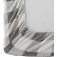 thumbnail image 6 of Elegant Comfort 4-Piece Velvet Plush Flannel Sheet Set Velvet Flannel Fleece Deep Pocket Sheet Set - Full, Buffalo Gray, 6 of 6