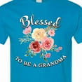 thumbnail image 4 of Inktastic Blessed to Be a Grandma Flowers T-Shirt, 4 of 5
