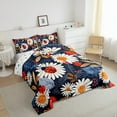 thumbnail image 3 of Castle Fairy Kawaii Ladybug Full Size Comforter Sets,Vintage Floral Flowers Bedding Sets, 3 of 8