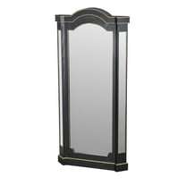A&B Home Vintage Glamour Mirror-Color:Black/Gold,Style:Vintage Glamour
