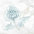 thumbnail image 3 of Wild Apple Portfolio 12x12 Black Modern Framed Museum Art Print Titled - Eastern Boho II Teal, 3 of 5