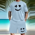 thumbnail image 5 of WILLBEST Pantalones Cortos Deportivos para Hombre, Informales, de Verano, Holgados, Cómodos, Transpirables, para Exteriores, con Camisetas, 5 of 5