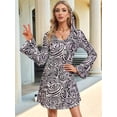 thumbnail image 4 of Women's Halloween Disco Dress 70'S Dance Costume Outfit with Headband Black S, 4 of 7
