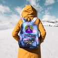 thumbnail image 3 of Three-Pieces Set Of School Bags For Male And Female Students, Campus Pencil Case, Canvas Bags Large-Capacity Backpack, 3 of 3