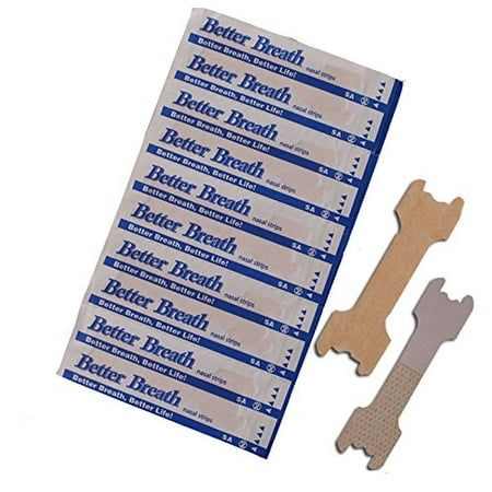 120 NASAL STRIPS (LARGE/TAN) Better Breath / Reduce Snoring Right (Best Way To Reduce Snoring)