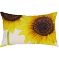thumbnail image 5 of Set Of 4 Sunflower Flower Decorative Throw Pillow Covers 12x20 Inch Plant Pillow Covers Linen Square Pillow Cases Summer Flower Outdoor Sofa Couch Home Bed Decor Cushion Covers (12 by 20), 5 of 6