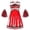 Z01 Red, variant on RTKFRFLM Girls Cheerleading Uniform Set Student Athletic Performance Dance Costume Blue A
