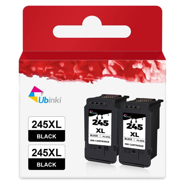 Cartucho de tinta Ubinki compatible para Canon 245XL negro, paquete de 2