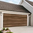 thumbnail image 4 of Brown Wood Grain Garage Door Cover Banner 6 x 13 FT, Retro Farmhouse Wooden Plank Garage Door Curtains Backdrop with Grommets for Indoor Outdoor Wall Party Porch Yard Decorations Background, 4 of 9