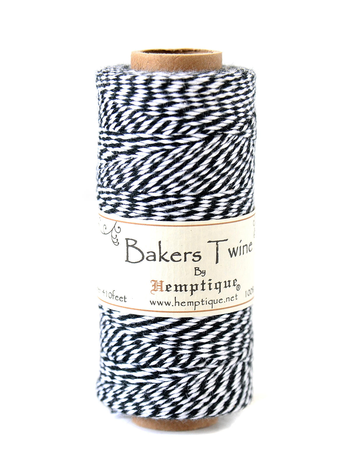 Bakers Twine - Solid Charcoal Black Twine Spool