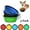 Black + Green+Blue, variant on 3-Pack Collapsible Pet Bowls with Carabiners, BPA-Free TPE Foldable Dog Cat Travel Bowl for Camping Hiking, 20oz Portable Food & Water Dish (Red+Orange+Yellow)
