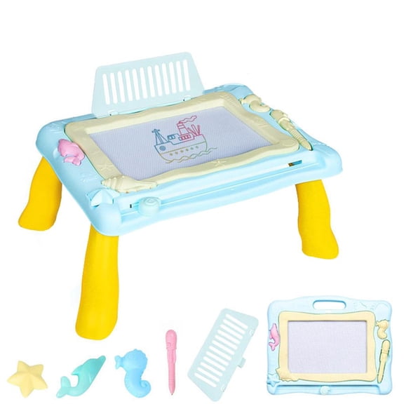 Pizarra De Dibujo Magnética Portátil, Juguetes De Escritorio, Garabatos, Pintura, Arte, Aprendizaje, Juguete Para Niños Yuarrent FN003322-01