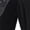 Black, variant on Mens Ballroom Dance Latin Salsa Set Sparkling Rhinestone V Neck Bodysuit Tops with Straight Leg Pants Black L