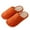 Orange, variant on SEMPAI Women's Solid Color Plush Warm Home Indoor Fashionable Thick Bottom Slippers Green US Size:5.5