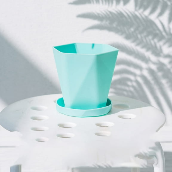 1X Flower Pot,Pot Resin Pot Flower Household Plastic Balcony Large Flower Thicken Patio & Garden Clearance Sale