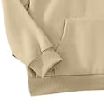 thumbnail image 5 of Holzkary Hoodies for Women Oversized Sweatshirts Loose Hooded Sweatshirt with Fleece and Versatile Printed Top Fall Fashion Outfits 2025 Casual Sweaters Tops Workout Winter Clothes Beige L, 5 of 5